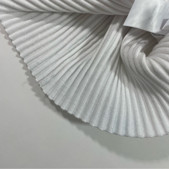 New Madewell V Neck Crop Sweater White Size XL - Picture 9 of 9